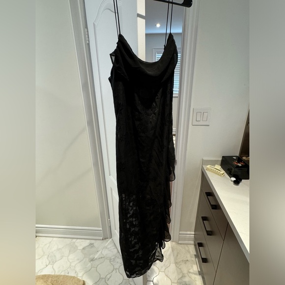 NWT - Urban Outfitters Black Flowy Sheer Dress - Picture 4 of 8
